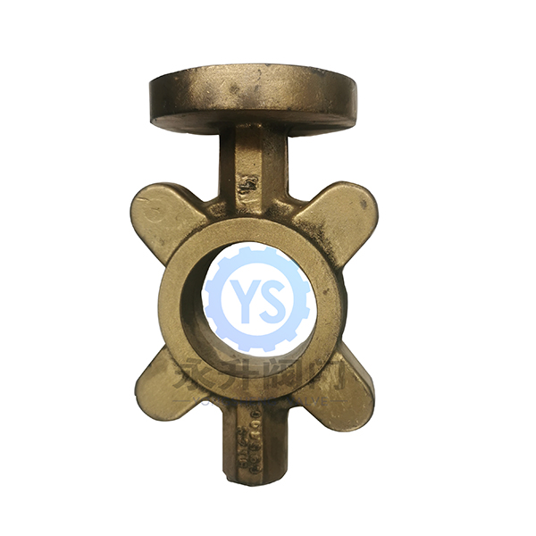 Lug type bronze butterfly valve C954 body with PTFE lining
